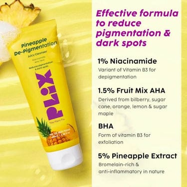 PLIX Pineapple De-Pigmentation Combo | تفتيح ونضارة البشرة