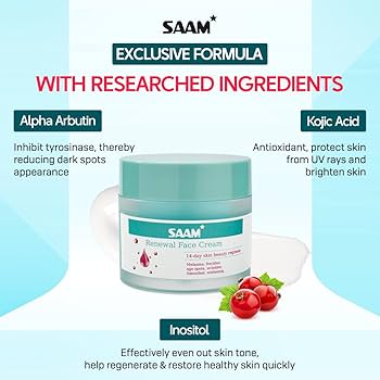 PACK OF 2 Saam Renewal Face Cream    كريم سام لتجديد البشرة